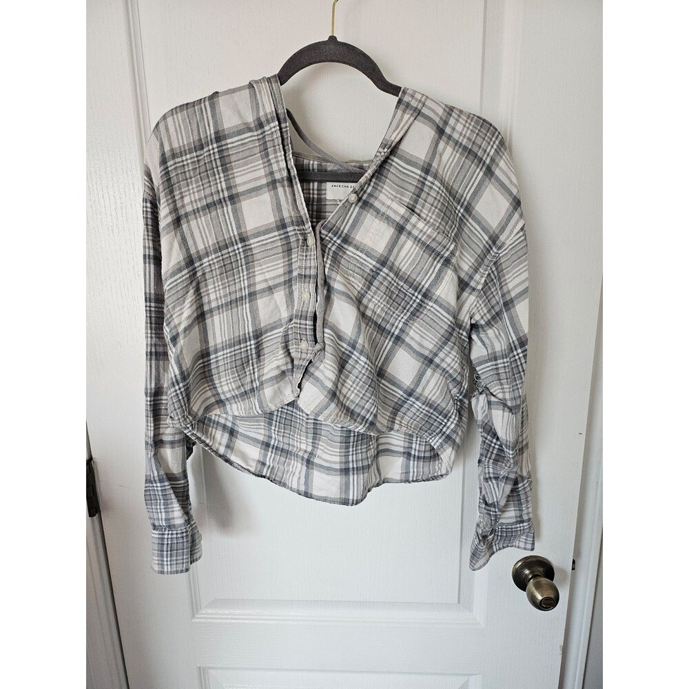 American eagle flannel top